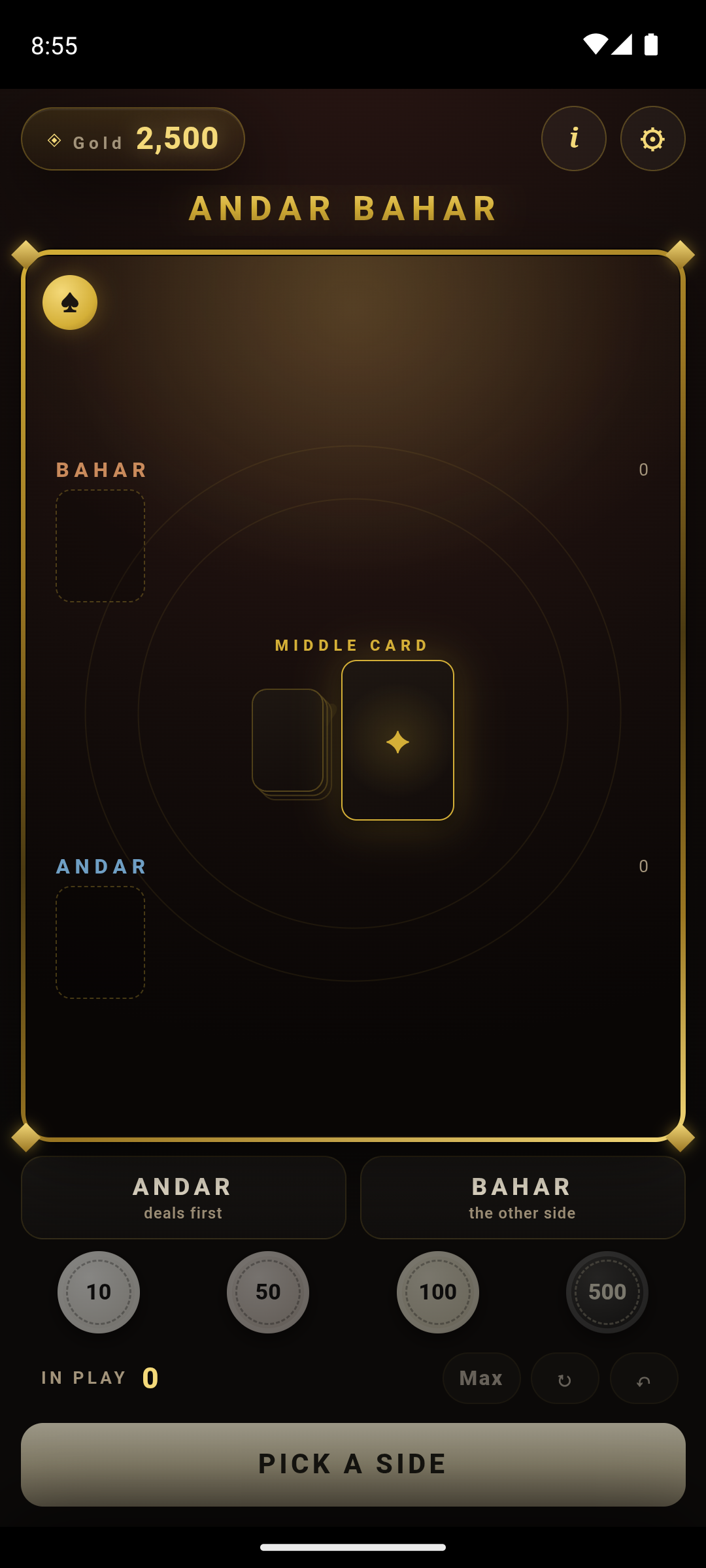 Andar Bahar: Card Game gameplay screenshot 1